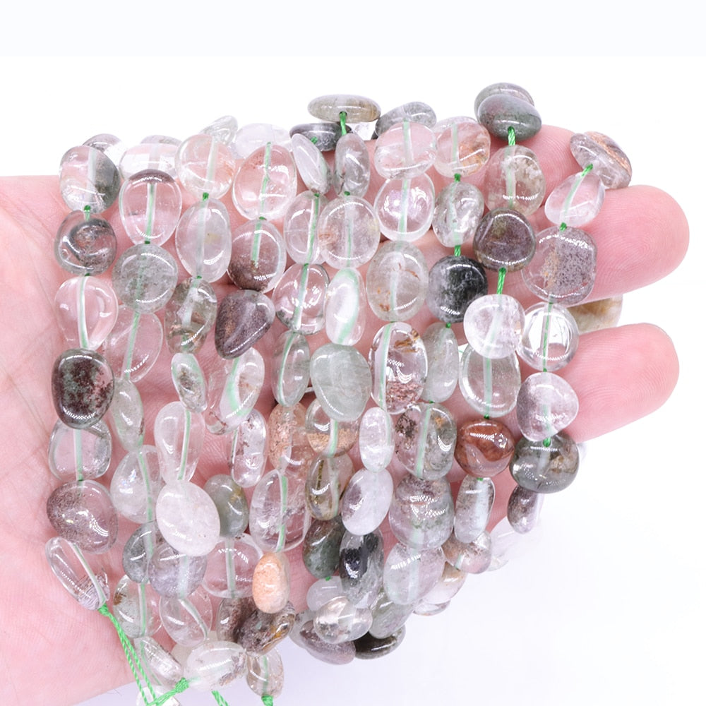 Crystal Beads 8-12mm & 15" Strand