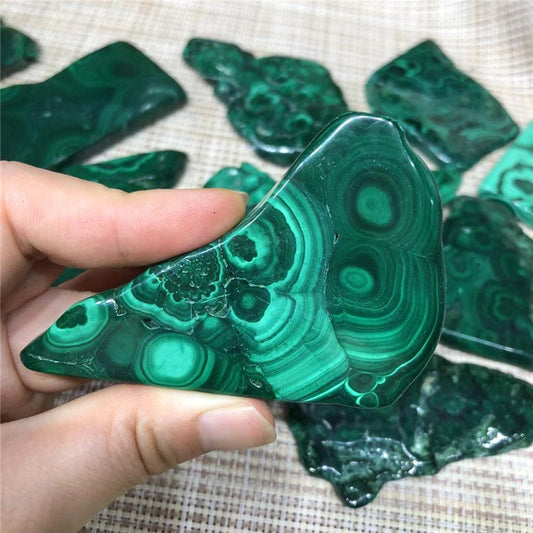 Raw Malachite Slabs