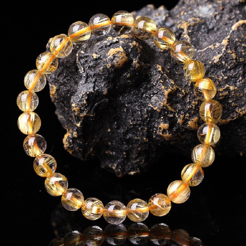 Golden Rutilated Quartz Bracelets