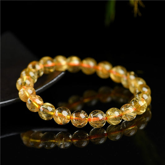 Golden Rutilated Quartz Bracelets