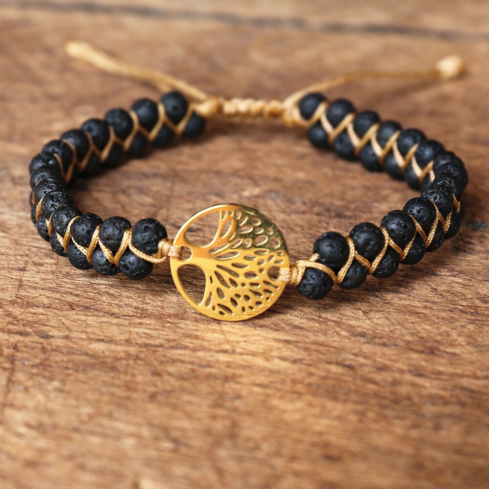 Hand Woven Tree of Life Bead Bracelet (13 styles) 4mm