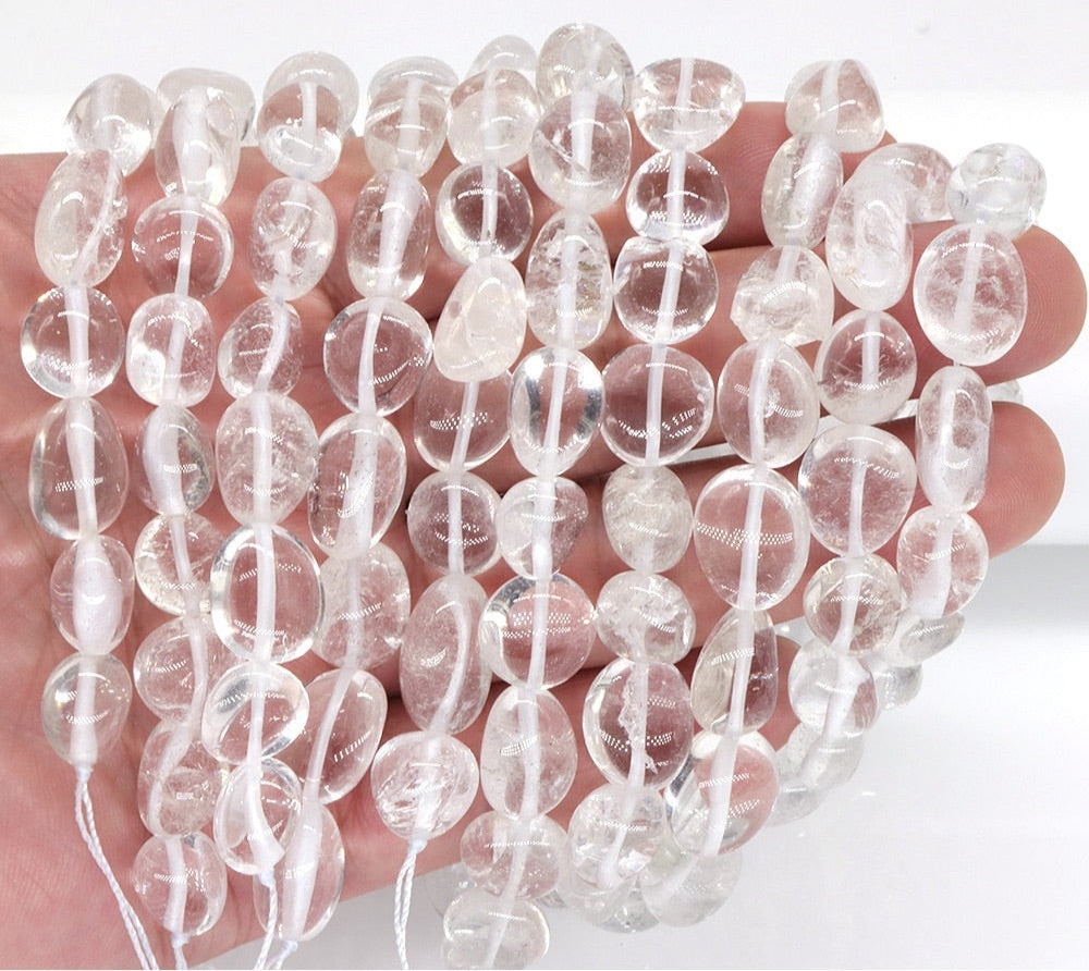 Crystal Beads 8-12mm & 15" Strand