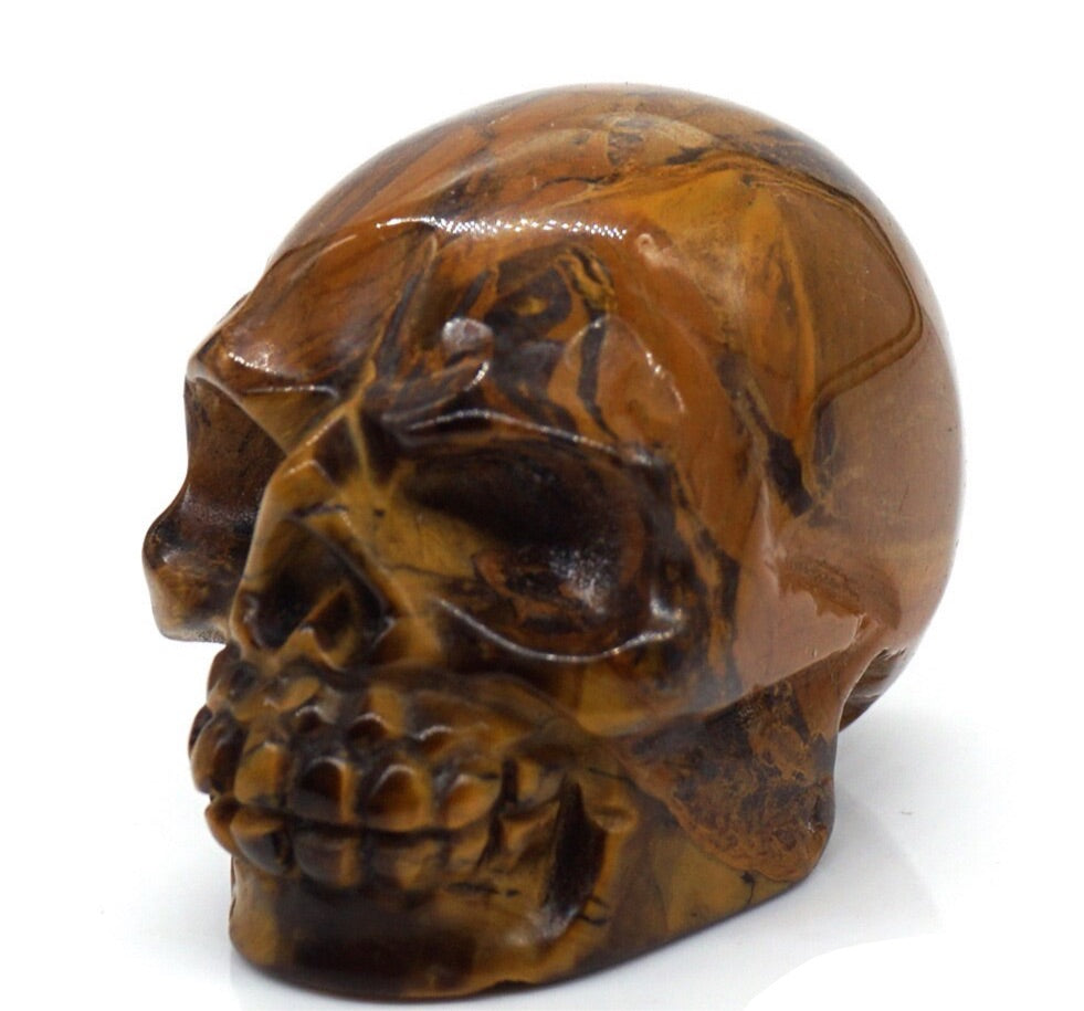 Hand Carved Skulls 1.5"