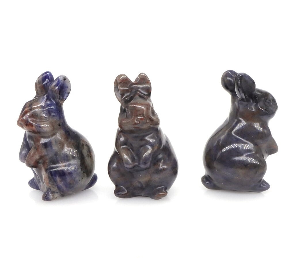 Hand Carved Bunnies