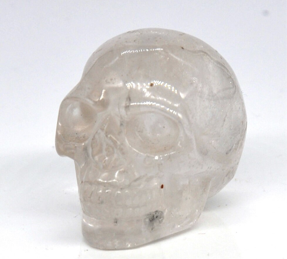 Hand Carved Skull Carvings 2"