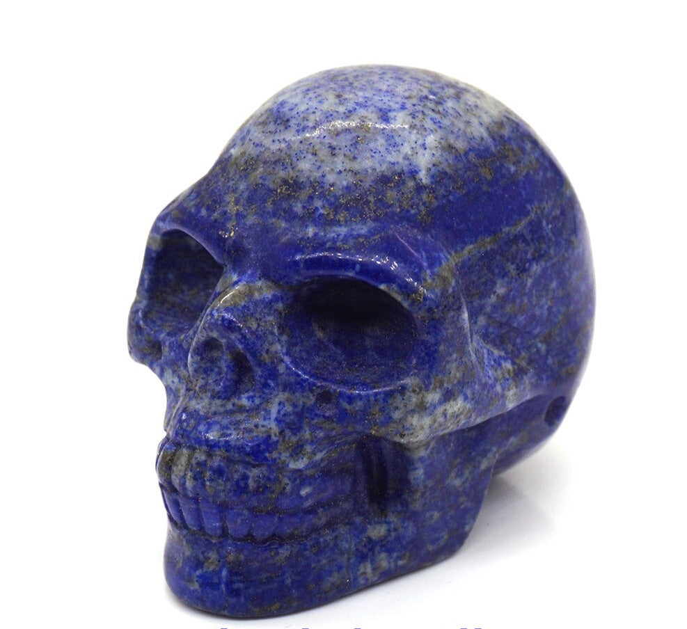 Hand Carved Skull Carvings 2"