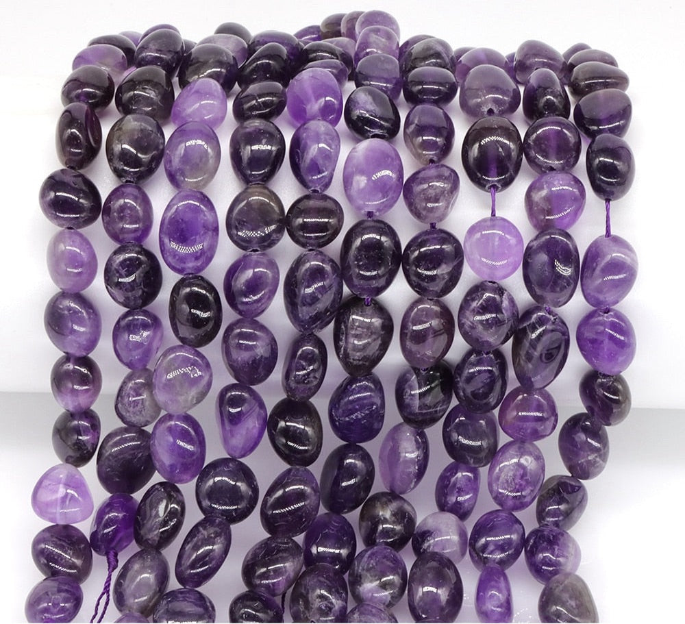 Crystal Beads 8-12mm & 15" Strand