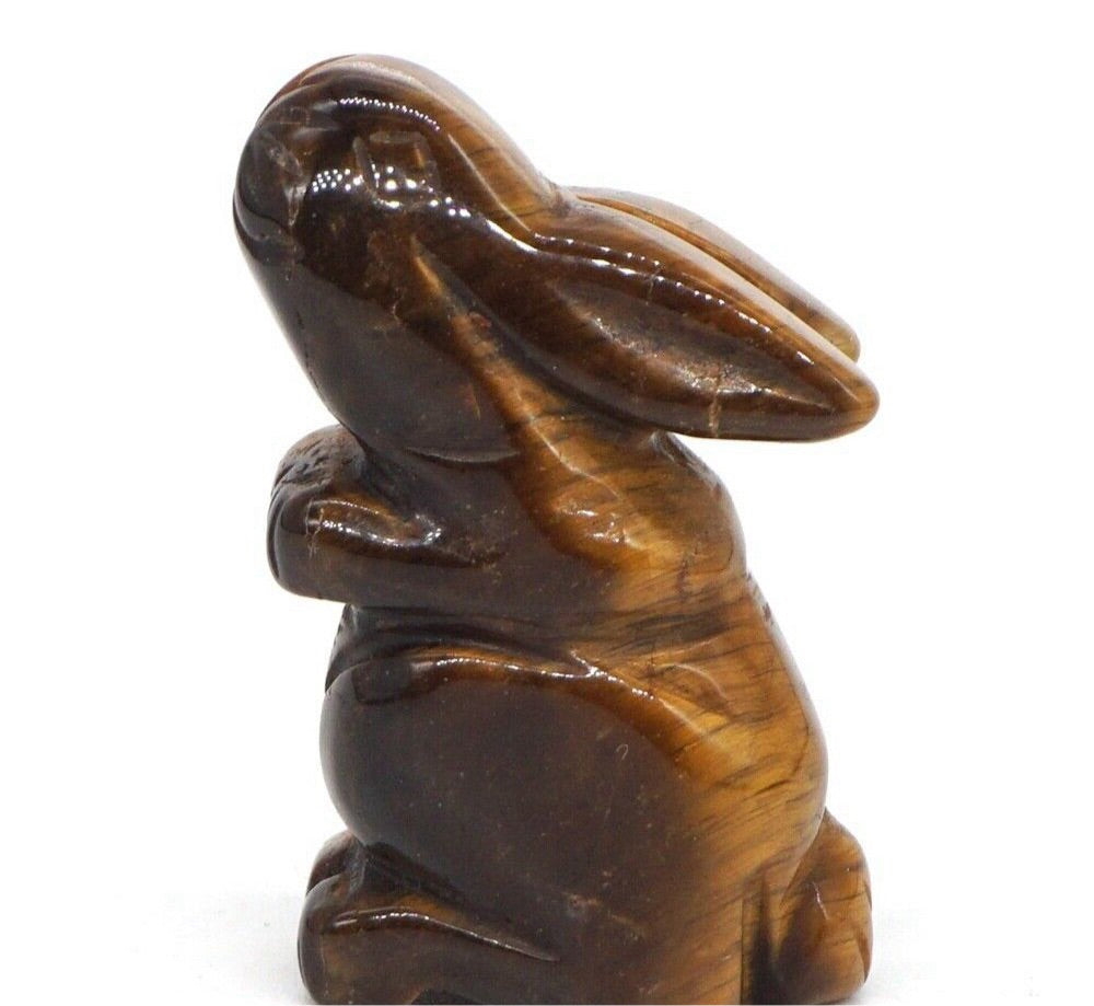 Hand Carved Rabbits