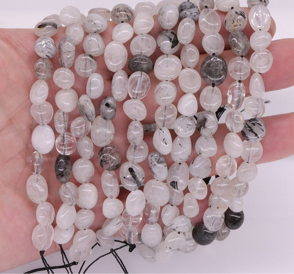 Crystal Beads 8-12mm & 15" Strand