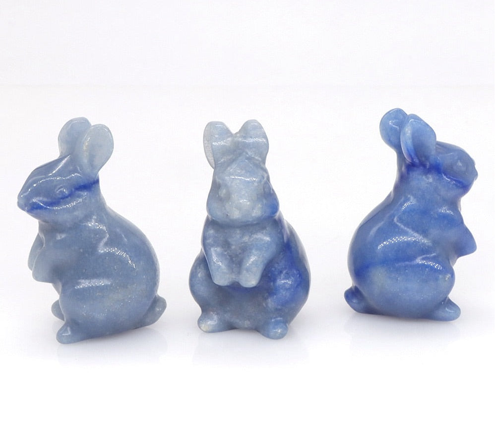 Hand Carved Bunnies