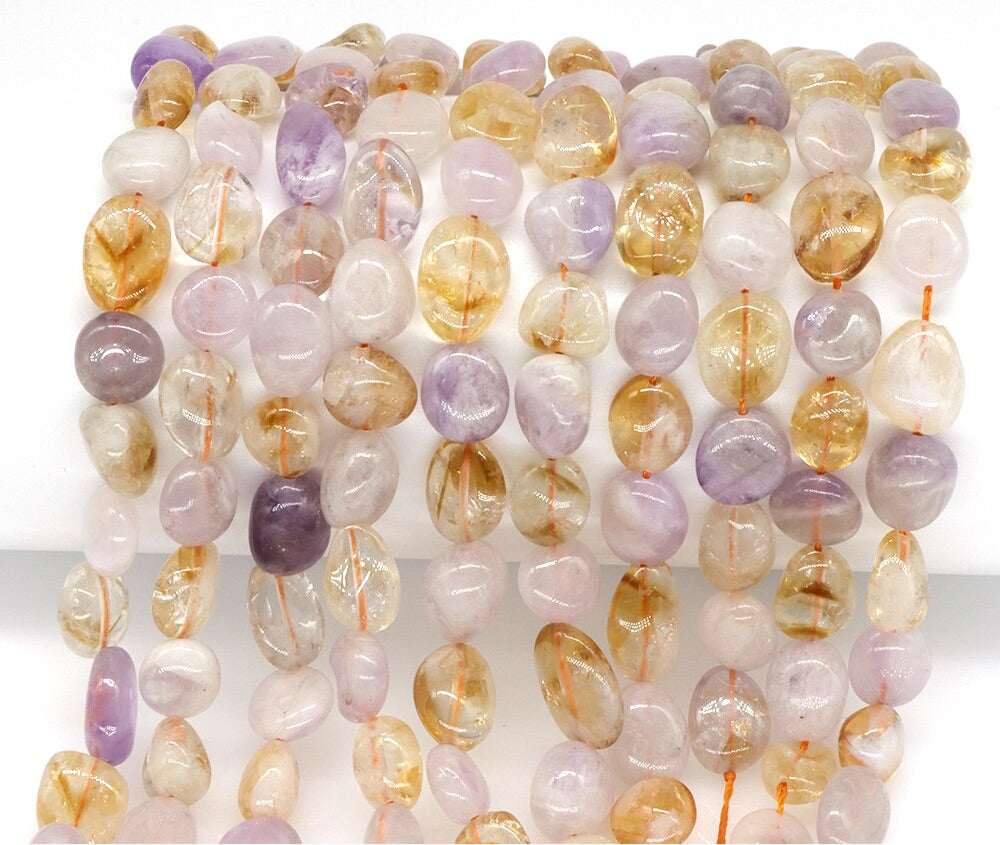 Crystal Beads 8-12mm & 15" Strand