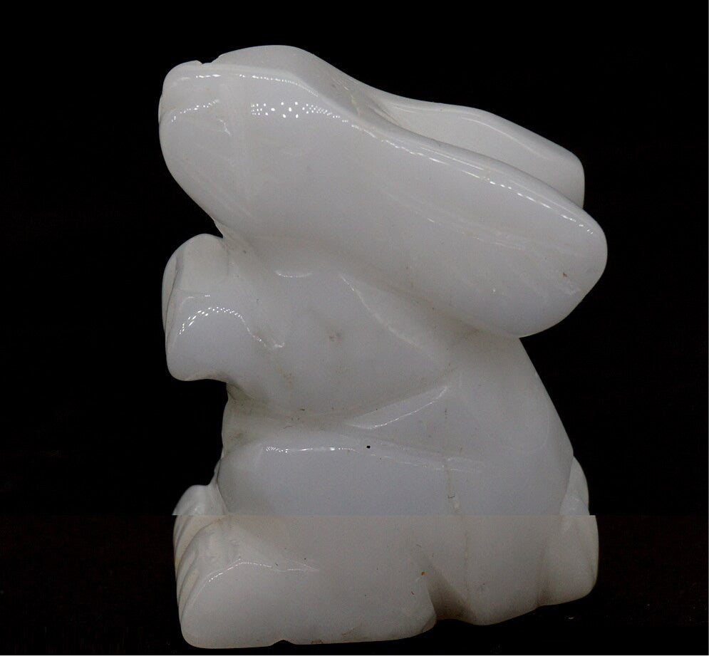 Hand Carved Rabbits