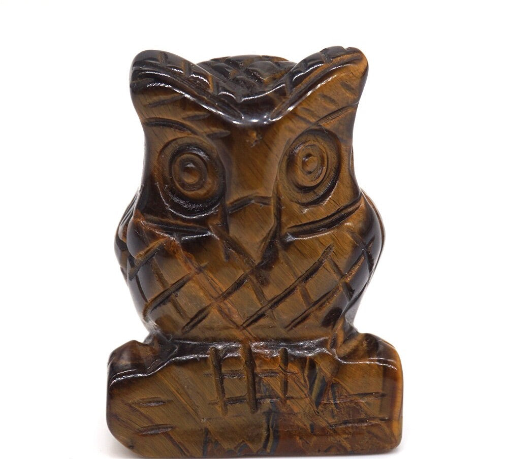 Hand Carved Owls